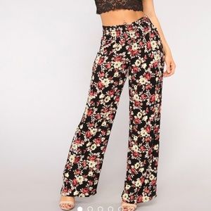 Fashion nova wide leg pants